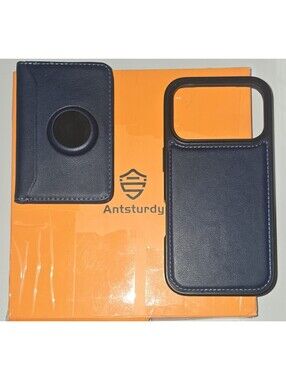 Antsturdy w/ MagSafe 2 in 1 Detachable Magnetic Wallet iPhone 17 Pro 6.3"